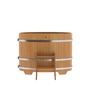 Купель BentWood овальная из лиственницы (0,69х1,31 м.), h=1 м. Натуральная Премиум для купания фото - 4 BentWood овальная из лиственницы (0,69х1,31 м.), h=1 м. Натуральная Премиум купель фото фото - 4